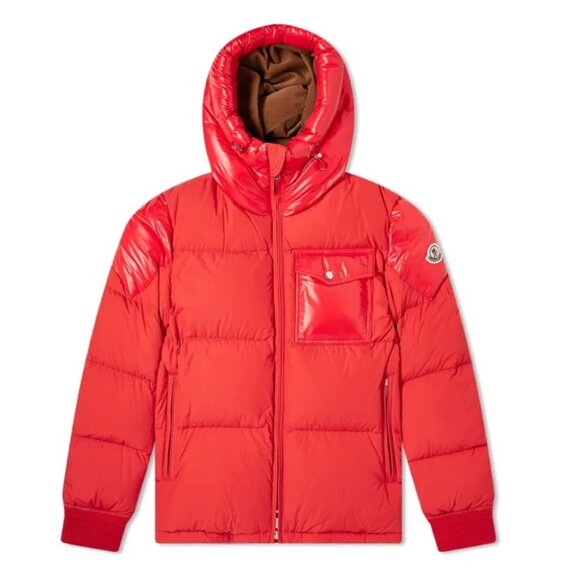Moncler Red Down Eloy Jacket - Picture 4 of 15